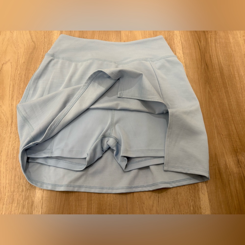 Beyond yoga Heather Rib Hold Court Skirt - Picture 8 of 15